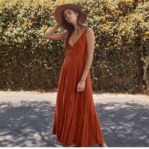Christy Dawn Sarita Dress Rust